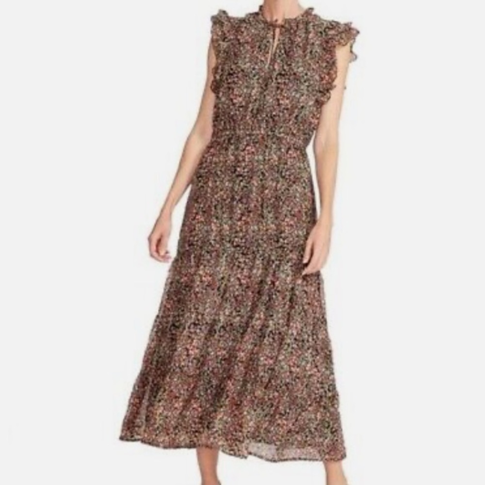 Chiffon Tiered Dress - BB Dakota Canyon Moon Dress | Plus Size Dress